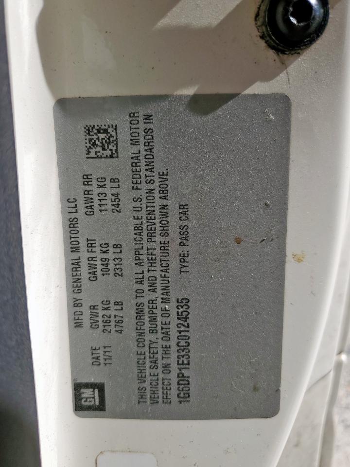 2012 Cadillac Cts Premium Collection VIN: 1G6DP1E33C0124535 Lot: 91137505