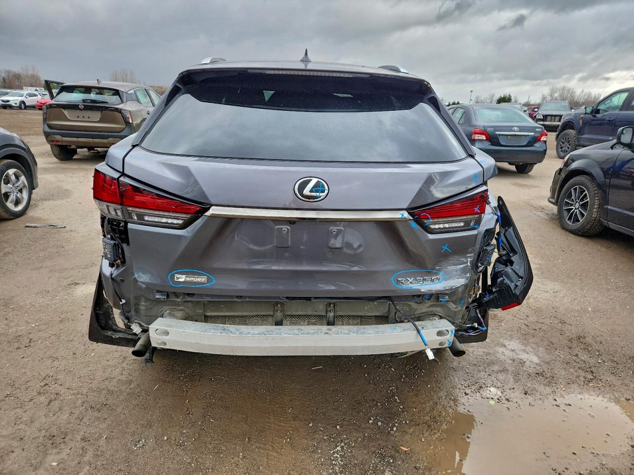 2021 Lexus Rx 350 F Sport VIN: 2T2YZMDA5MC284560 Lot: 91382725