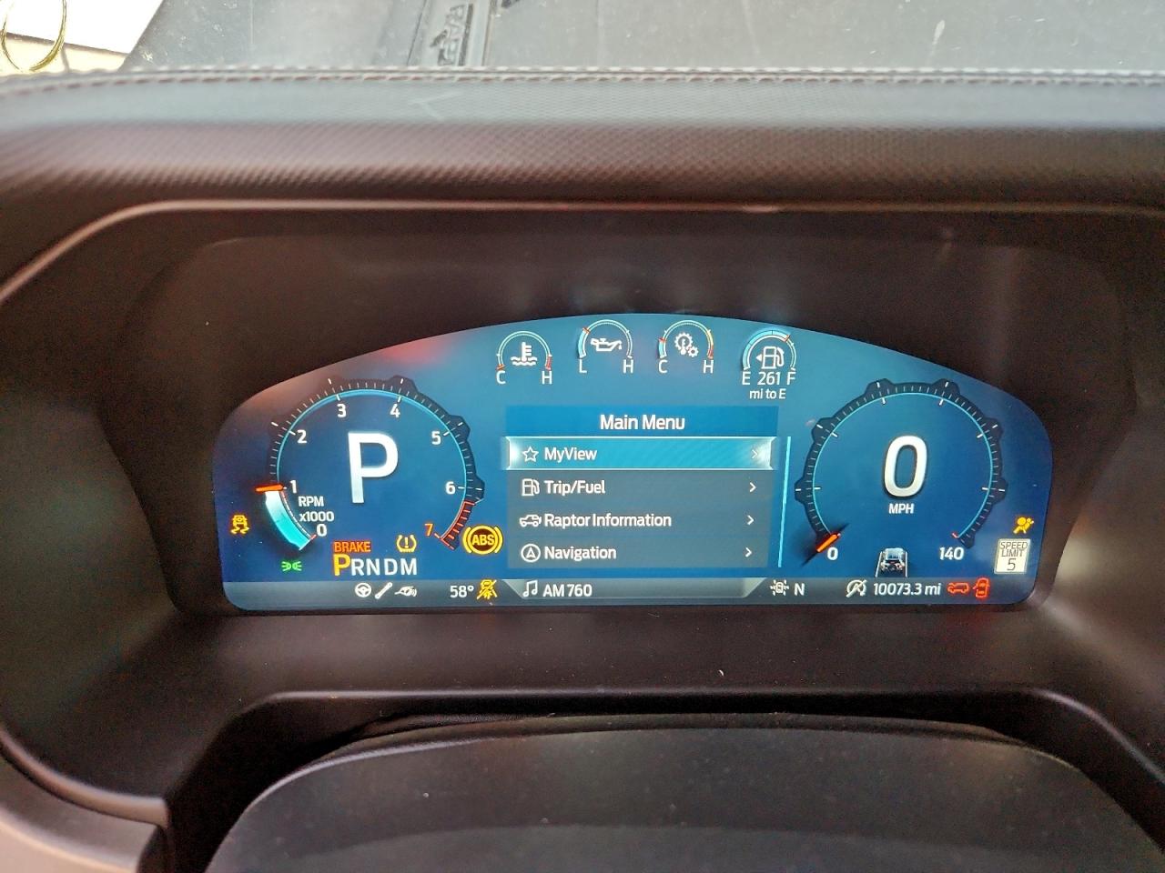 2022 Ford Bronco Raptor VIN: 1FMEE5JRXNLA52643 Lot: 93091025