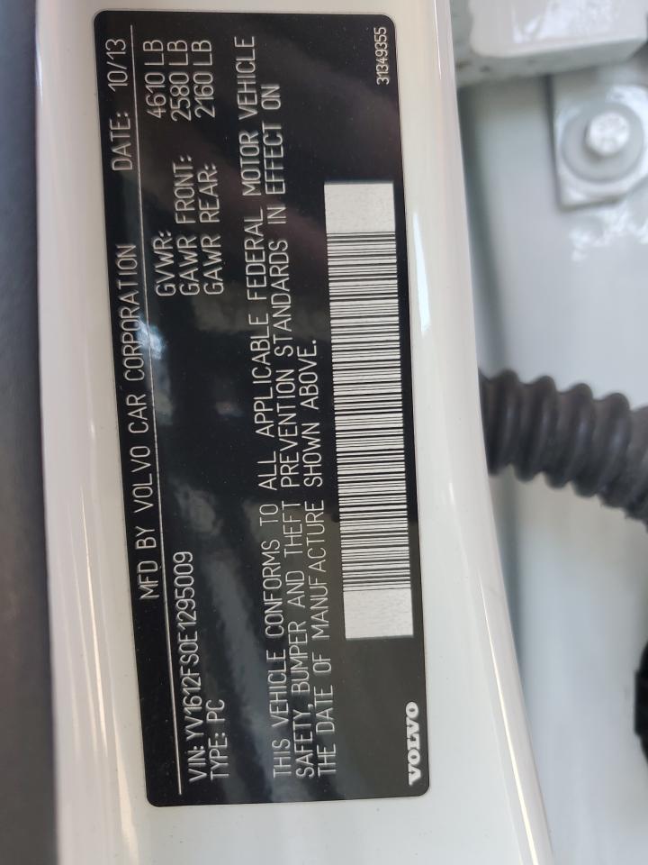 2014 Volvo S60 T5 VIN: YV1612FS0E1295009 Lot: 92578315