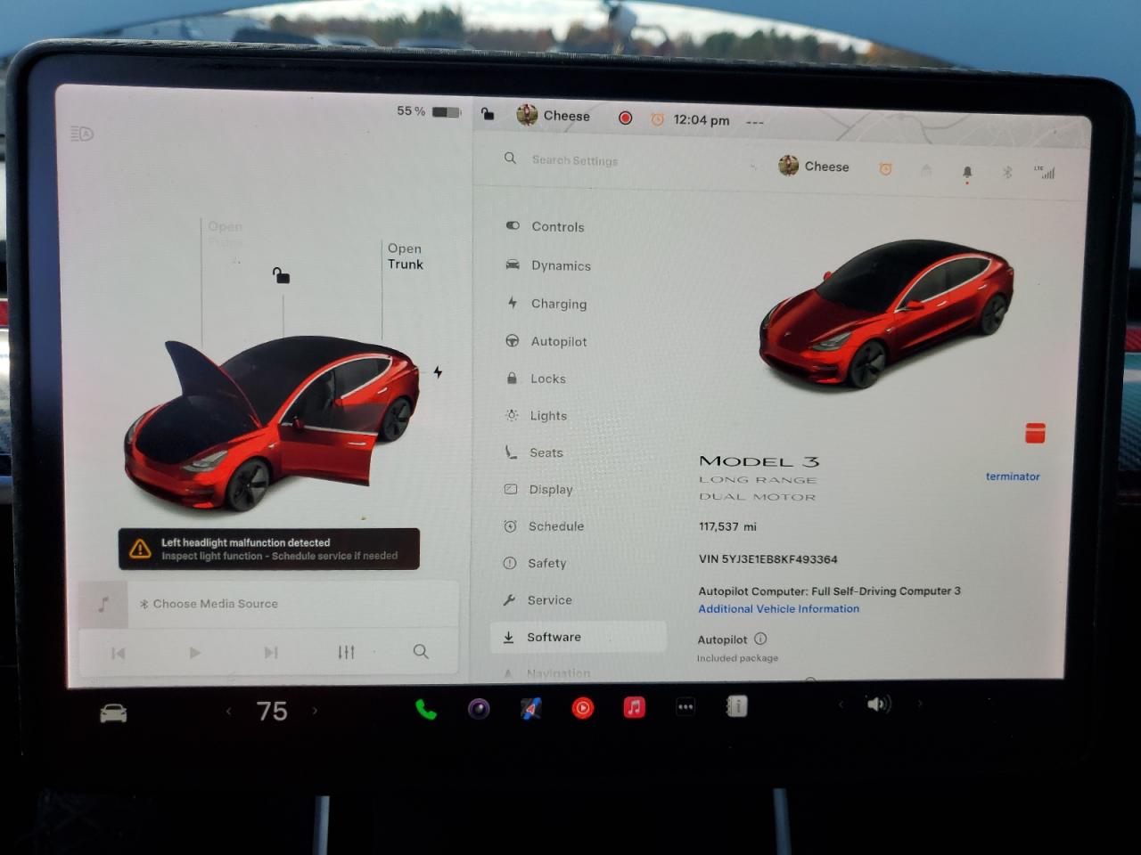 2019 Tesla Model 3 VIN: 5YJ3E1EB8KF493364 Lot: 91424825