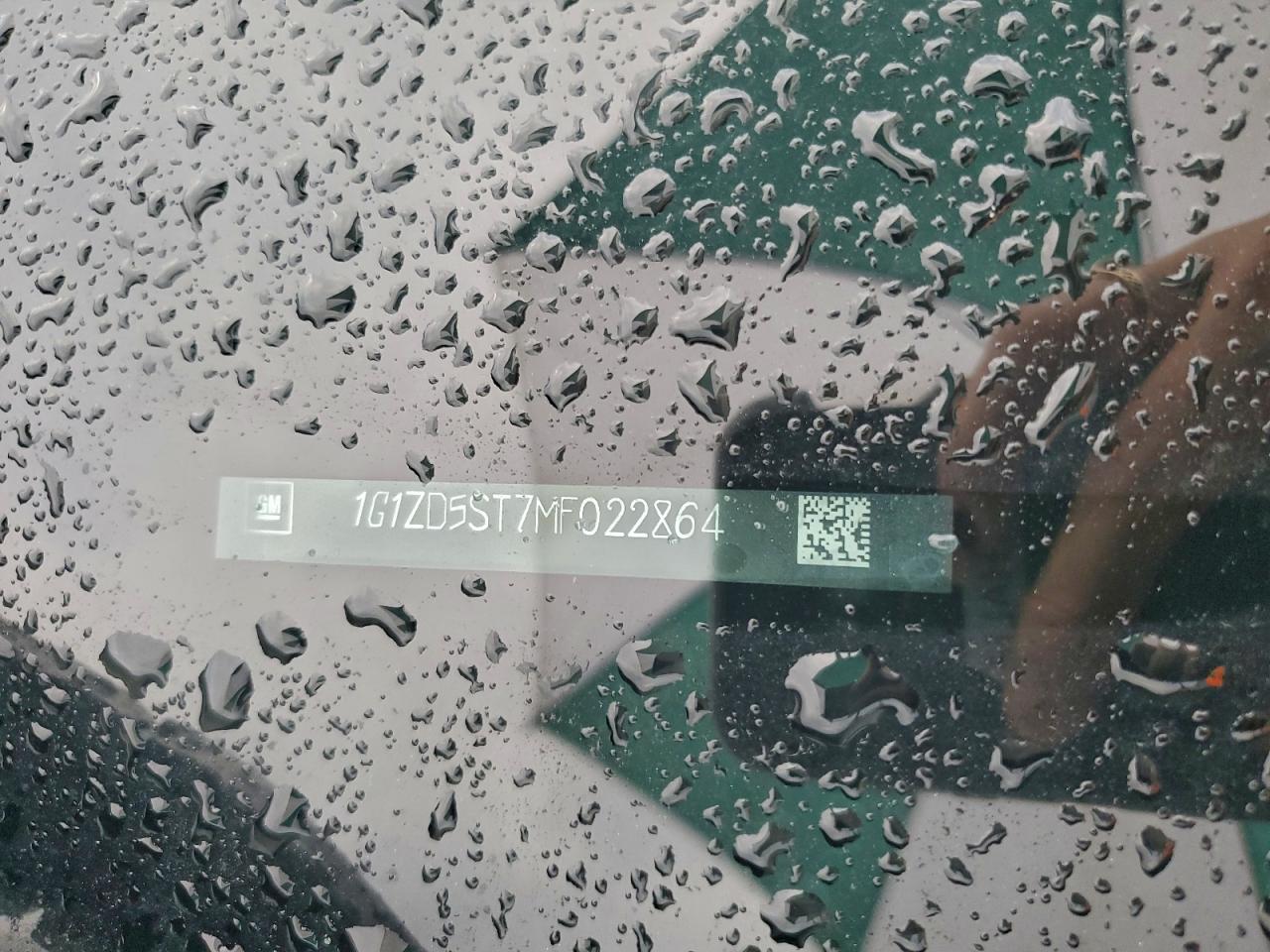 2021 Chevrolet Malibu Lt VIN: 1G1ZD5ST7MF022864 Lot: 93767805