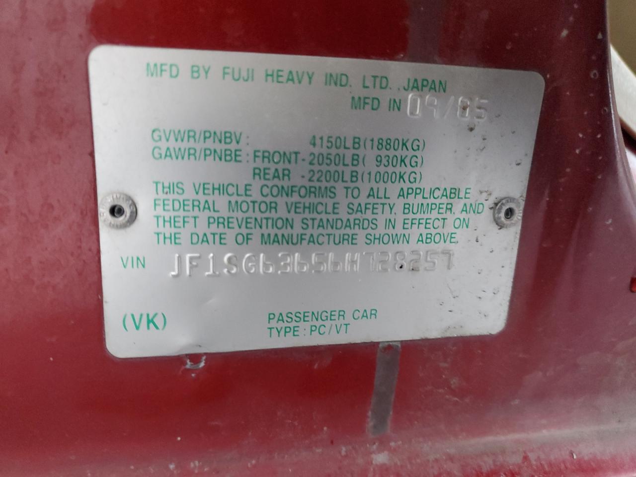 2006 Subaru Forester 2.5X VIN: JF1SG63656H728257 Lot: 92725155