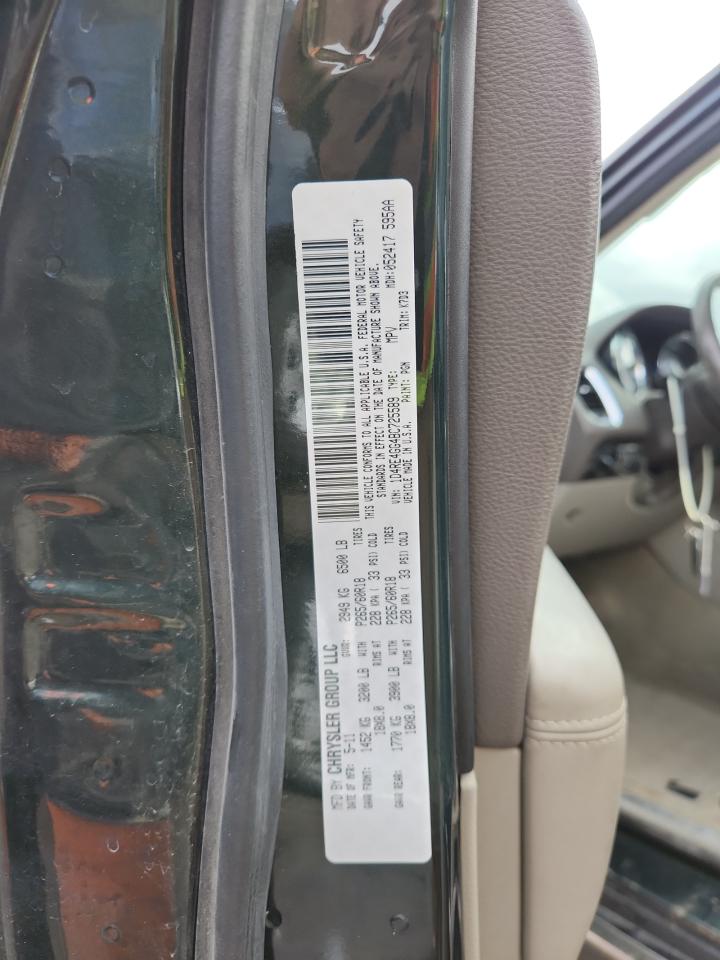 2011 Dodge Durango Crew VIN: 1D4RE4GG4BC725589 Lot: 93300865