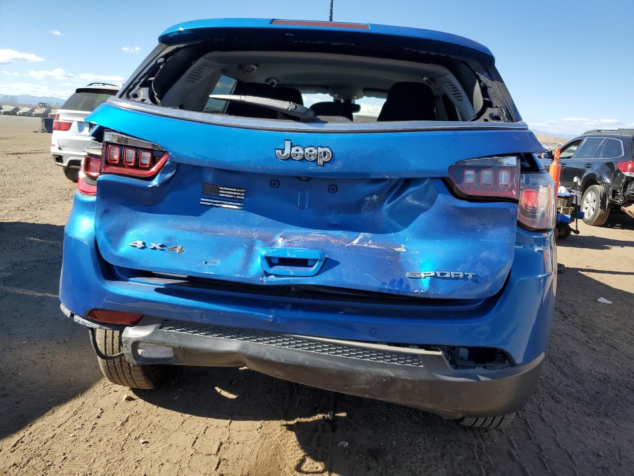 2022 Jeep Compass Sport VIN: 3C4NJDAB2NT205534 Lot: 92907495