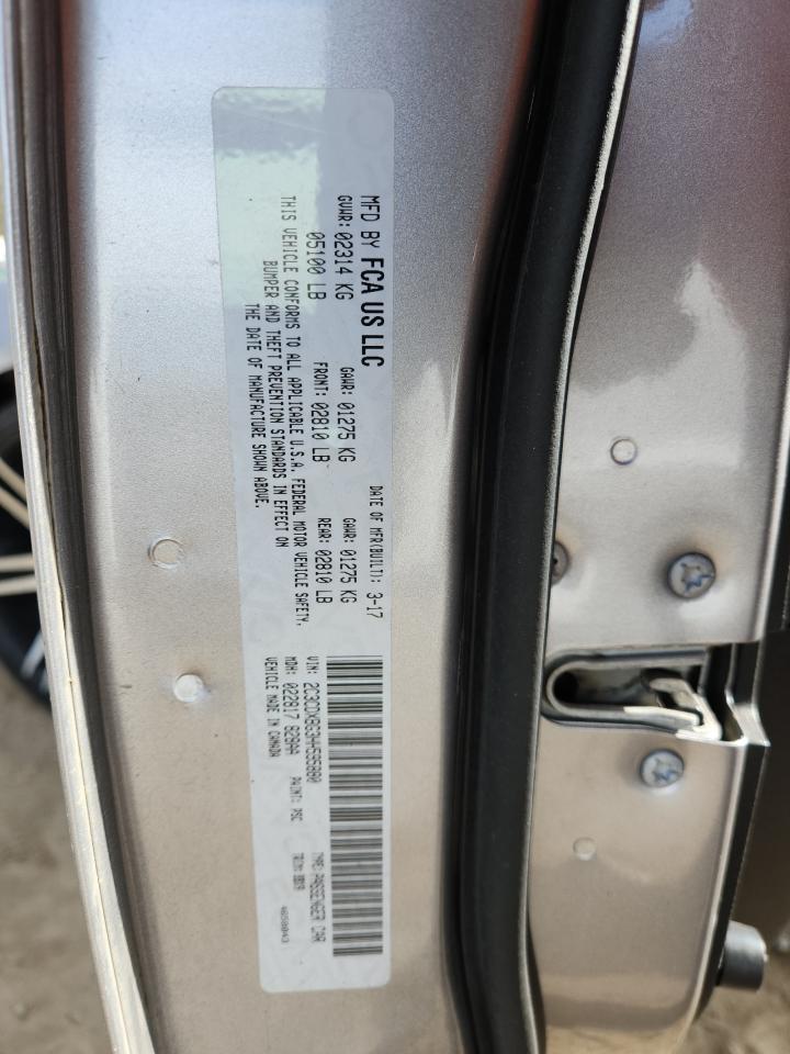 2017 Dodge Charger Se VIN: 2C3CDXBG3HH595880 Lot: 92017445