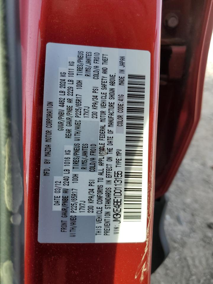 2013 Mazda Cx-5 Sport VIN: JM3KE4BE1D0113155 Lot: 91811985