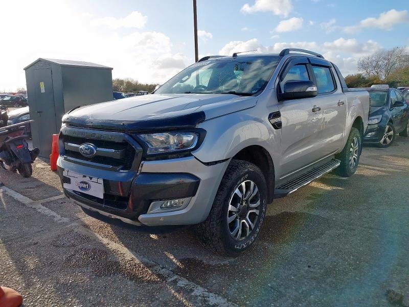 2018 FORD RANGER PICK UP DOUBLE CAB WILDTRAK 3.2 TDCI 200 AUTO for sale at Copart SANDWICH