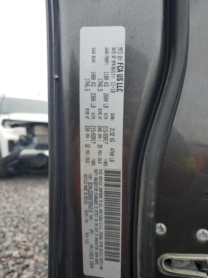 2019 Jeep Compass Trailhawk VIN: 3C4NJDDB9KT654216 Lot: 93402815