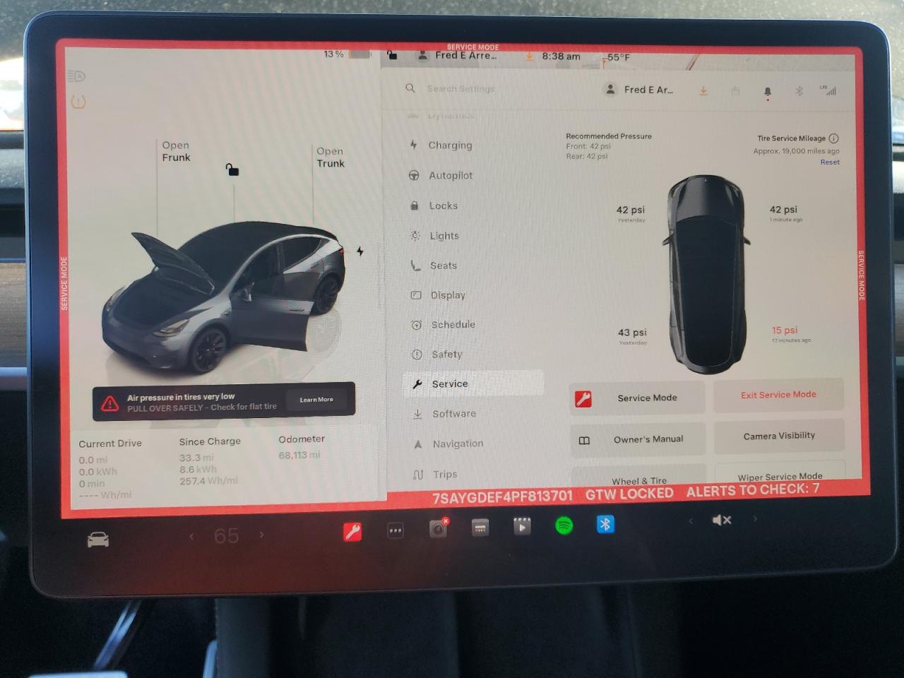 2023 Tesla Model Y VIN: 7SAYGDEF4PF813701 Lot: 92647595