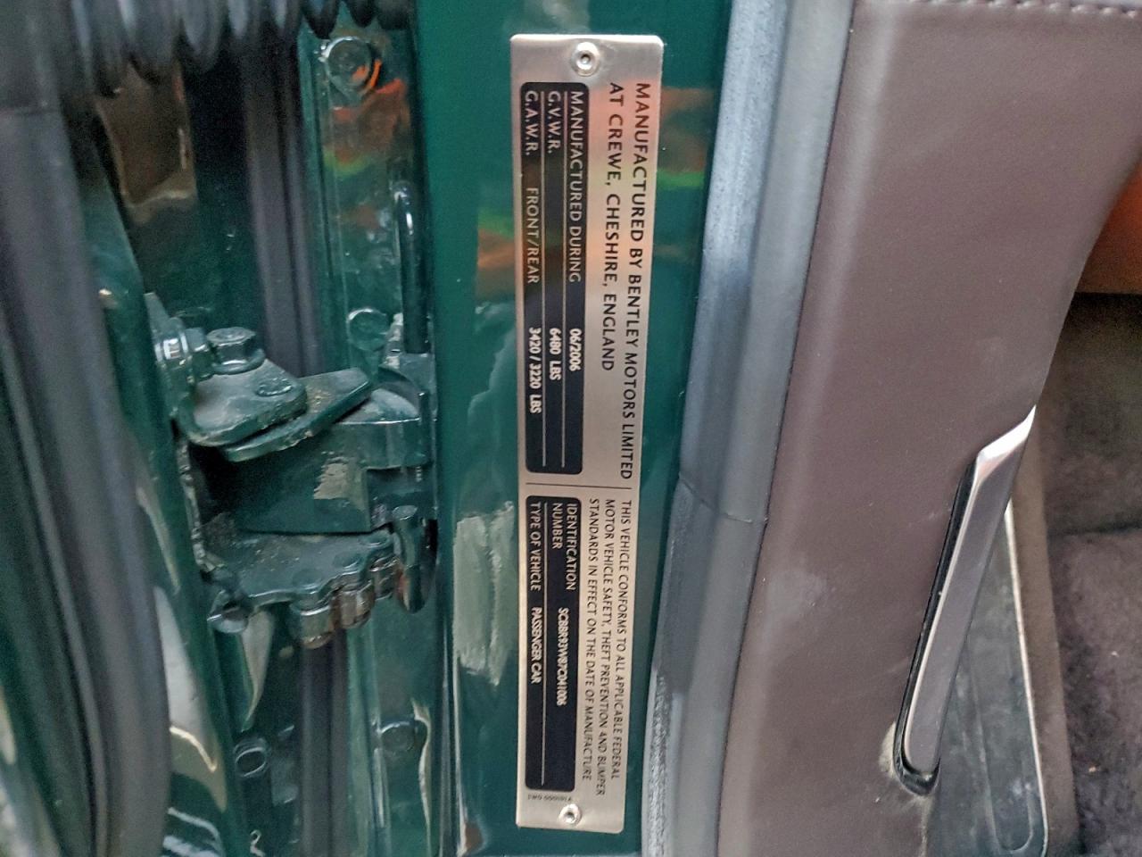 2007 Bentley Continental Flying Spur VIN: SCBBR93W87C041006 Lot: 94555005