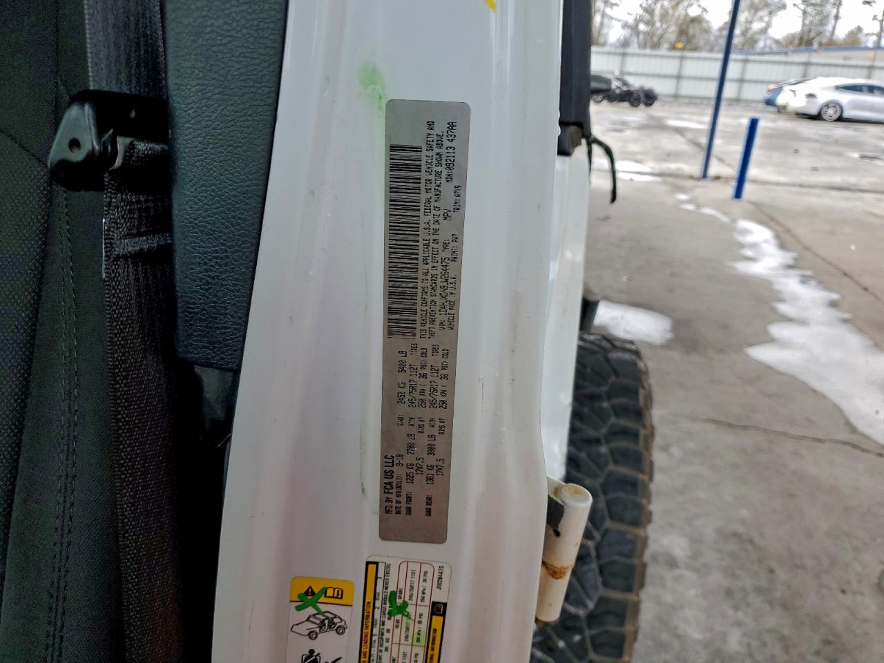 2018 Jeep Wrangler Unlimited Sport VIN: 1C4HJXDN9JW264475 Lot: 93047765