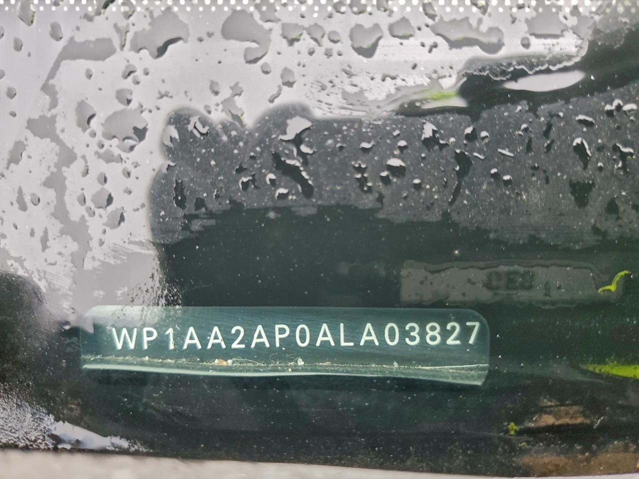 2010 Porsche Cayenne VIN: WP1AA2AP0ALA03827 Lot: 93917165