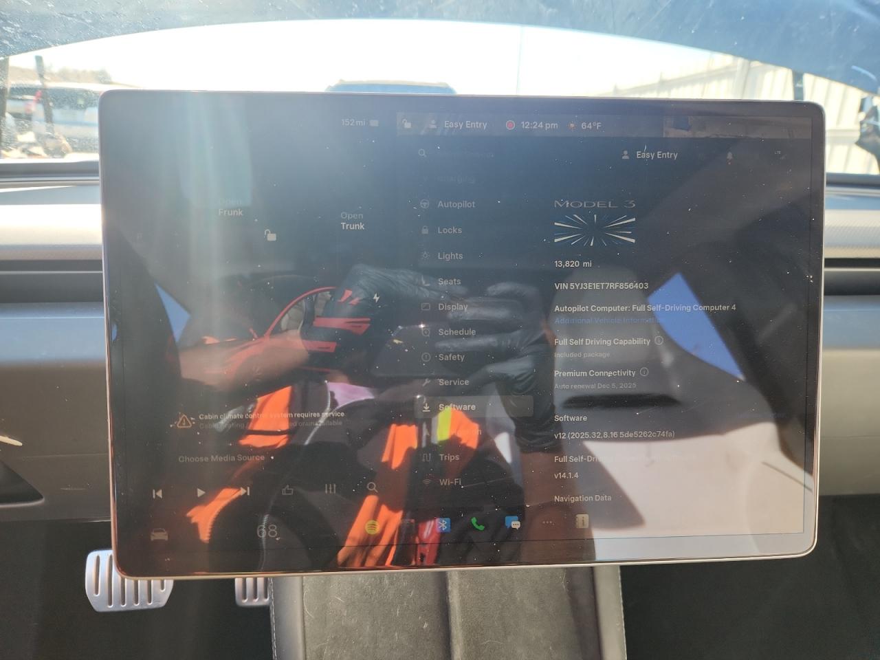 2024 Tesla Model 3 VIN: 5YJ3E1ET7RF856403 Lot: 91654495