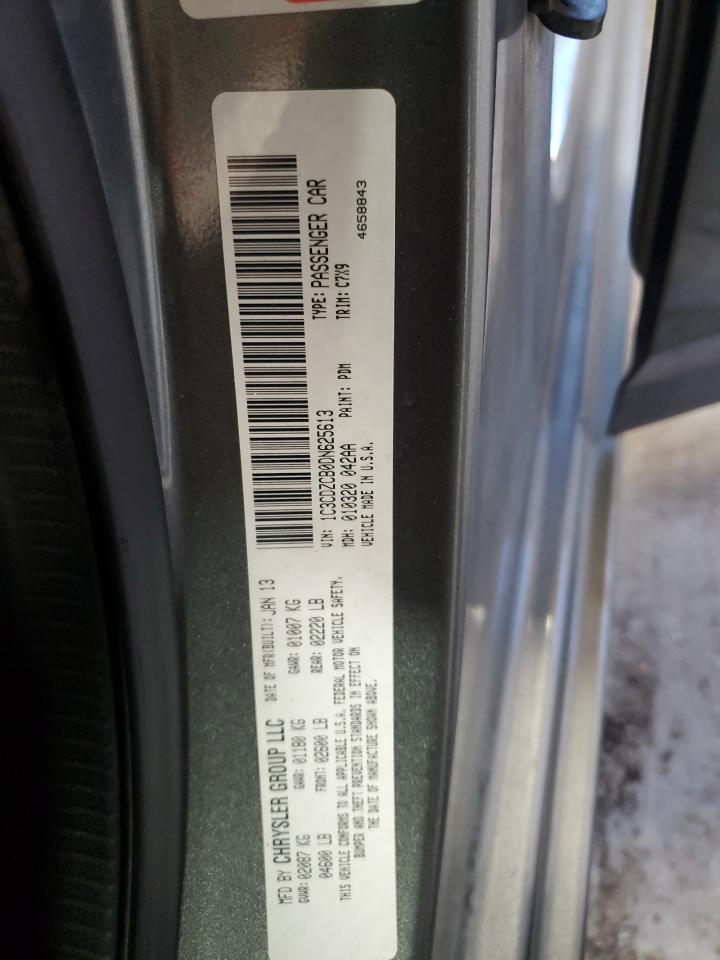 2013 Dodge Avenger Sxt VIN: 1C3CDZCB0DN625613 Lot: 93725145