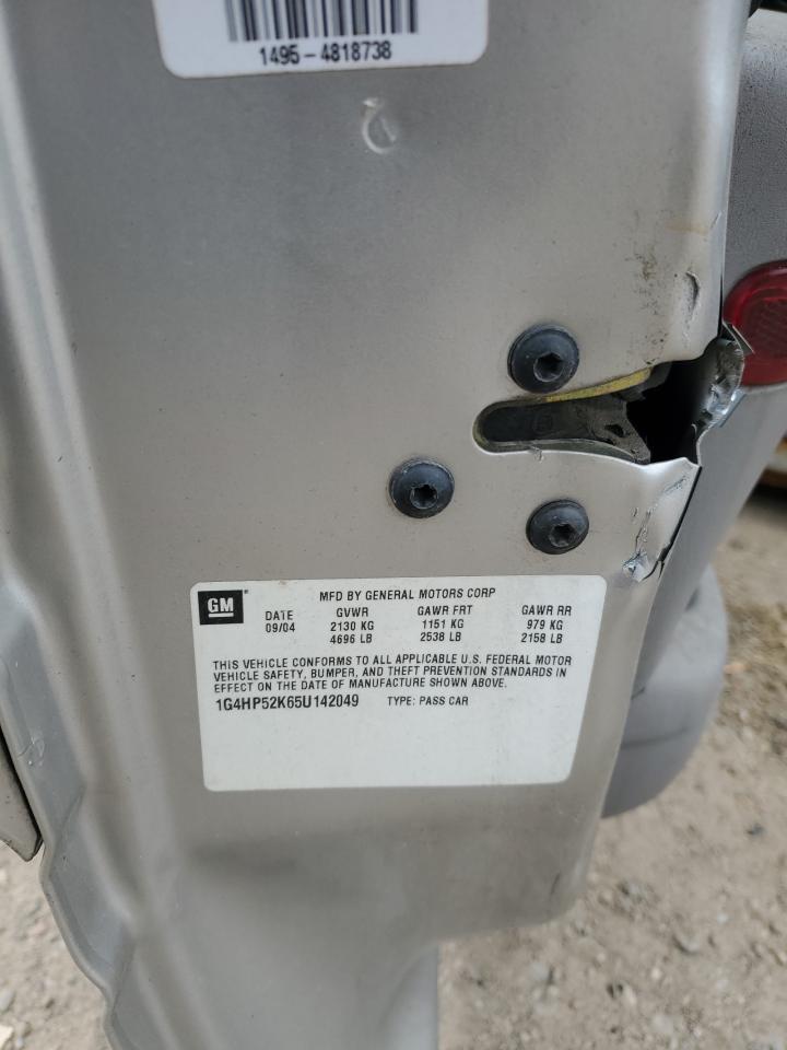 2005 Buick Lesabre Custom VIN: 1G4HP52K65U142049 Lot: 93273185