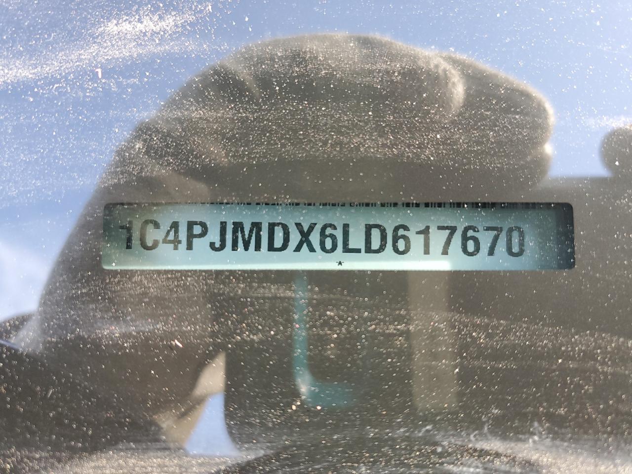 2020 Jeep Cherokee Limited VIN: 1C4PJMDX6LD617670 Lot: 92290455