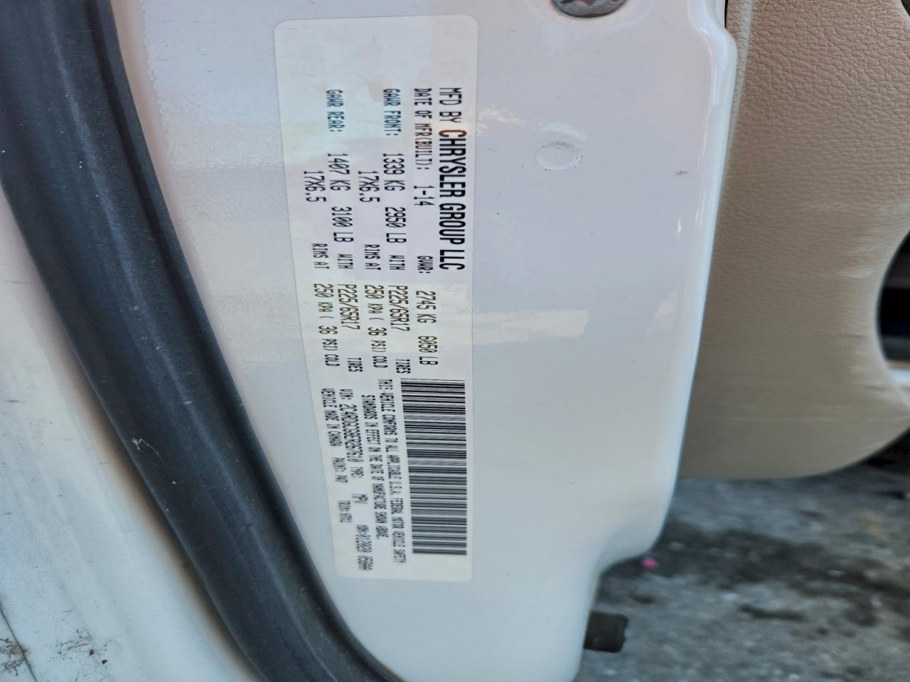 2014 Dodge Grand Caravan Sxt VIN: 2C4RDGCG8ER267610 Lot: 93314245