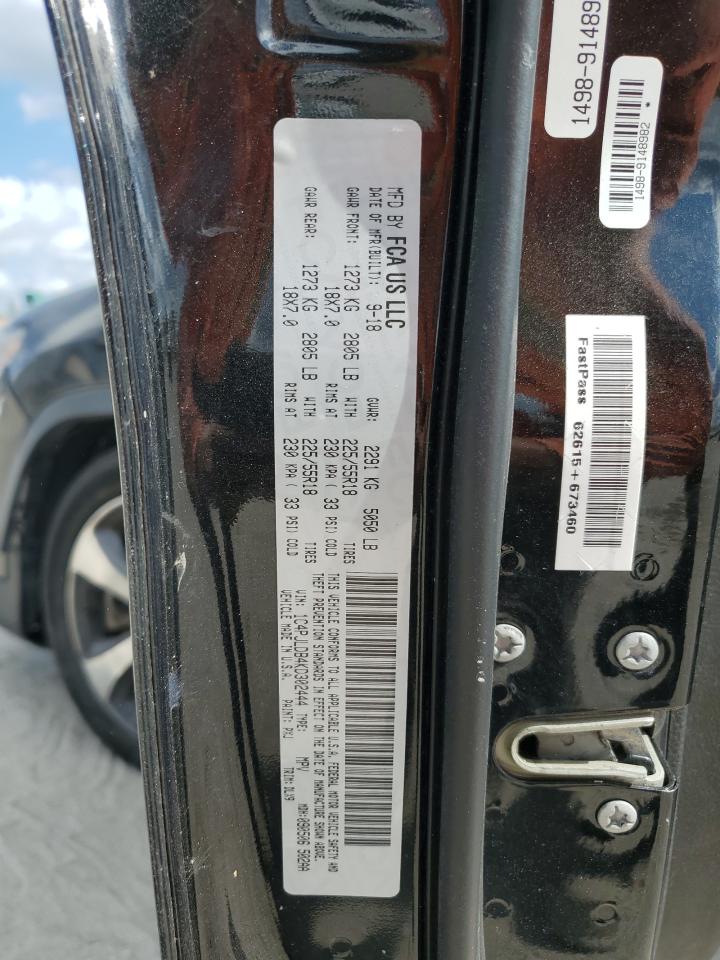 2019 Jeep Cherokee Limited VIN: 1C4PJLDB4KD302444 Lot: 93072945