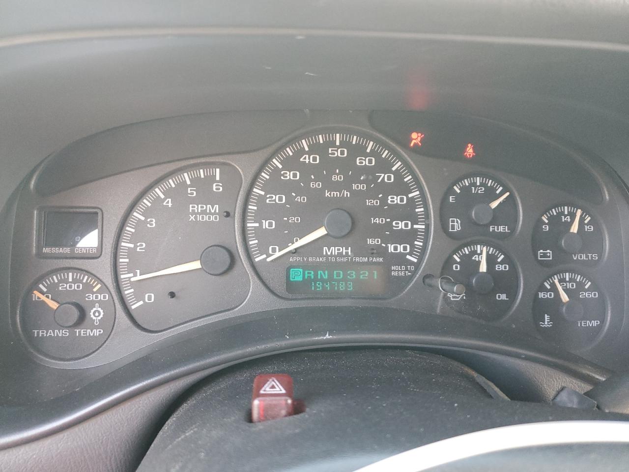 2002 Chevrolet Tahoe K1500 VIN: 1GNEK13Z32R286898 Lot: 93369335