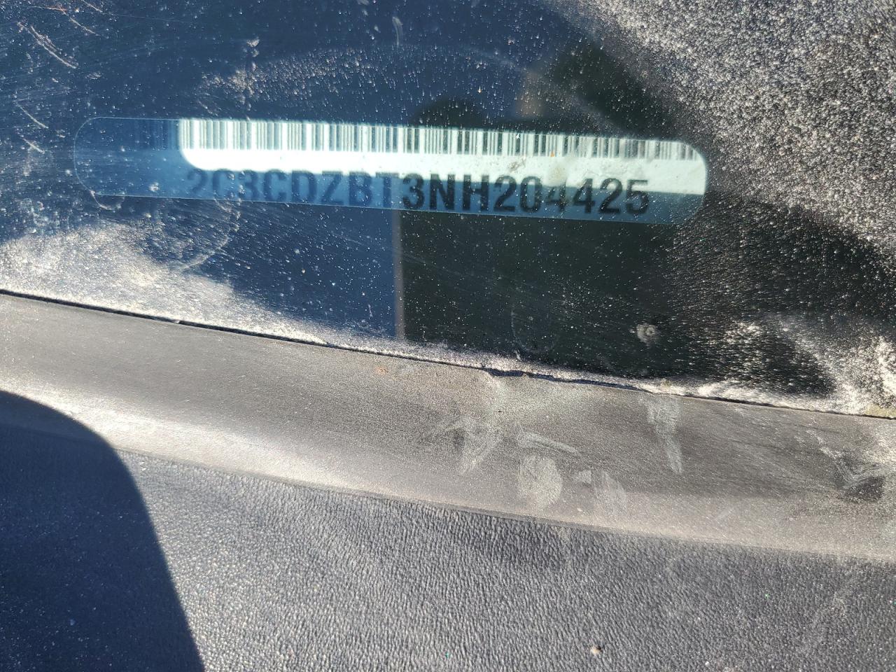 2022 Dodge Challenger R/T VIN: 2C3CDZBT3NH204425 Lot: 92650355