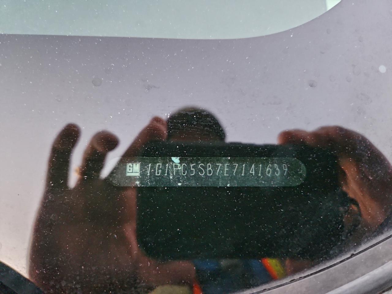 2014 Chevrolet Cruze Lt VIN: 1G1PC5SB7E7141639 Lot: 94146365