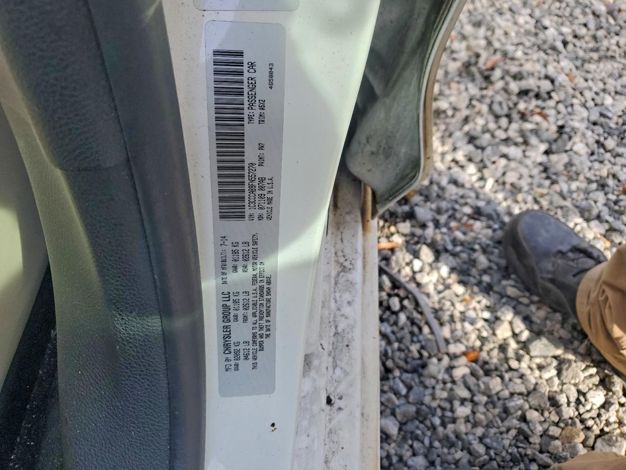 2015 Chrysler 200 Limited VIN: 1C3CCCAB9FN557270 Lot: 94108765