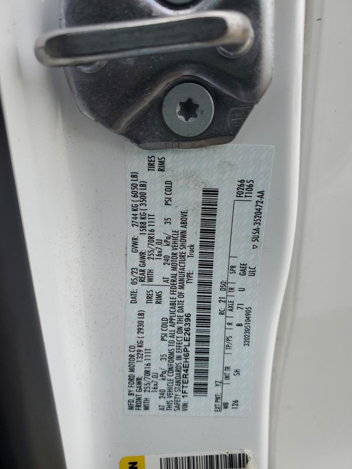 2023 Ford Ranger Xl VIN: 1FTER4EH6PLE26396 Lot: 90317545