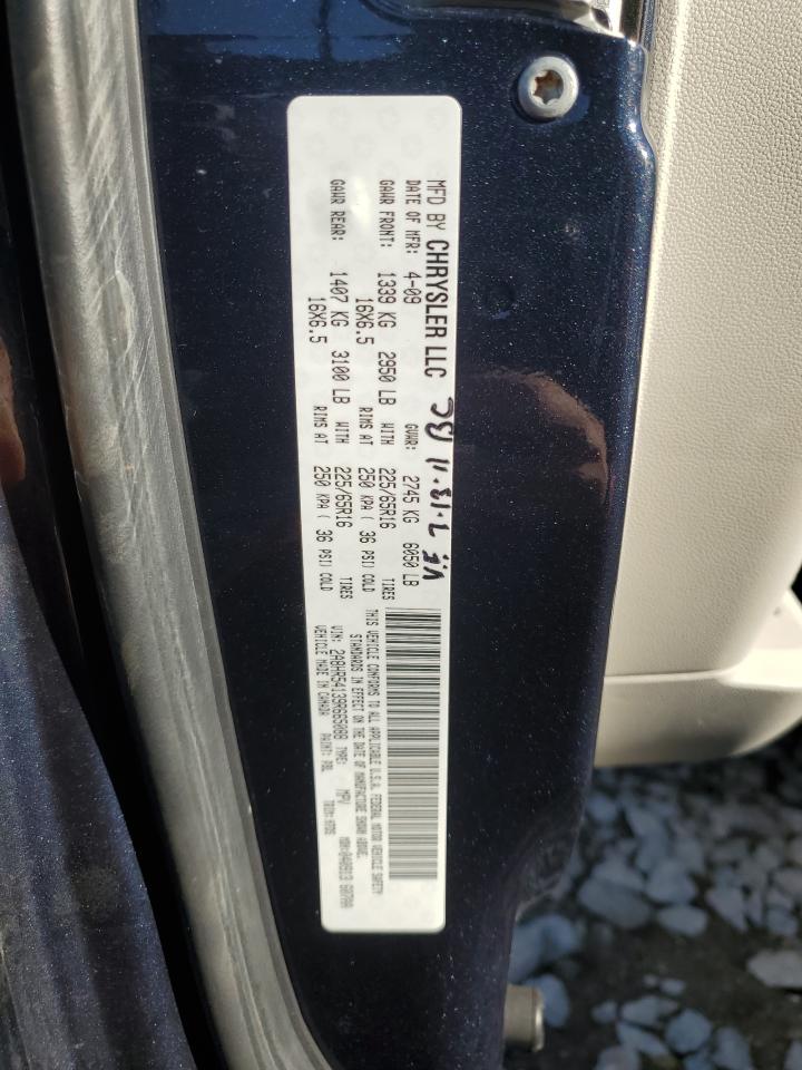 2009 Chrysler Town & Country Touring VIN: 2A8HR54139R665088 Lot: 90915885