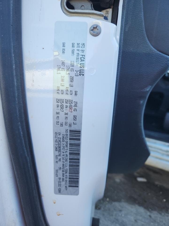 2019 Dodge Grand Caravan Gt VIN: 2C4RDGEG8KR661746 Lot: 92093815