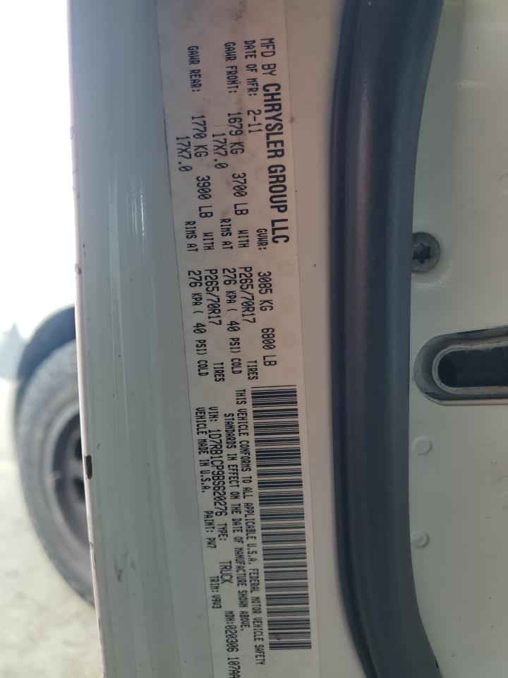 2011 Dodge Ram 1500 VIN: 1D7RB1CP9BS620276 Lot: 93481505