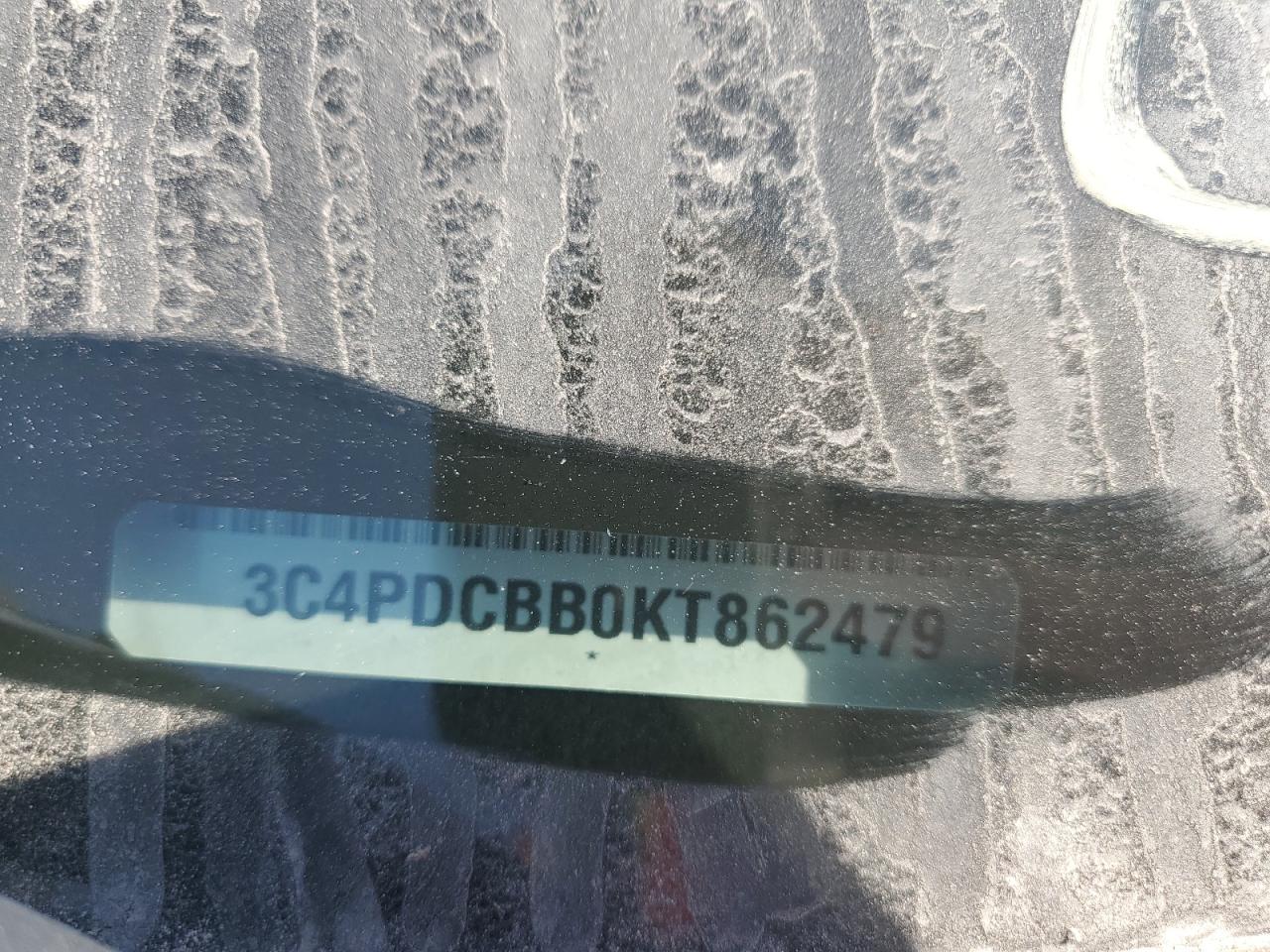 2019 Dodge Journey Se VIN: 3C4PDCBB0KT862479 Lot: 91465195