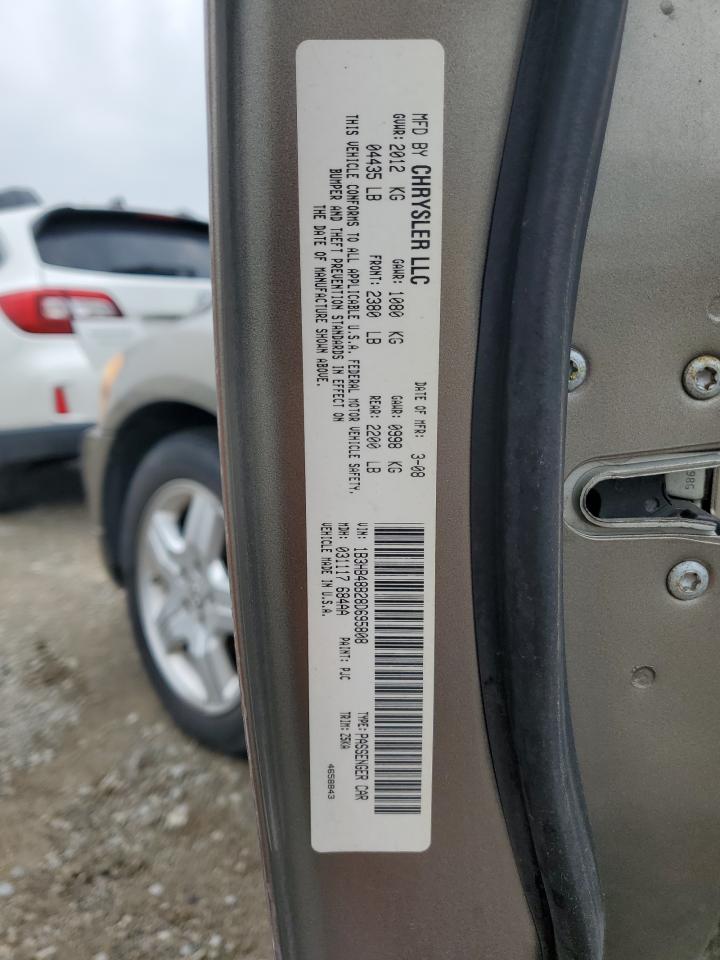 2008 Dodge Caliber Sxt VIN: 1B3HB48B28D695808 Lot: 92546685