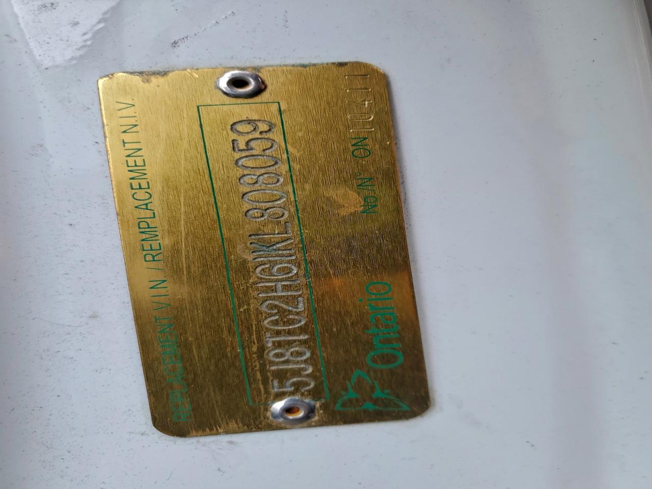 2019 Acura Rdx A-Spec VIN: 5J8TC2H61KL808059 Lot: 92876045