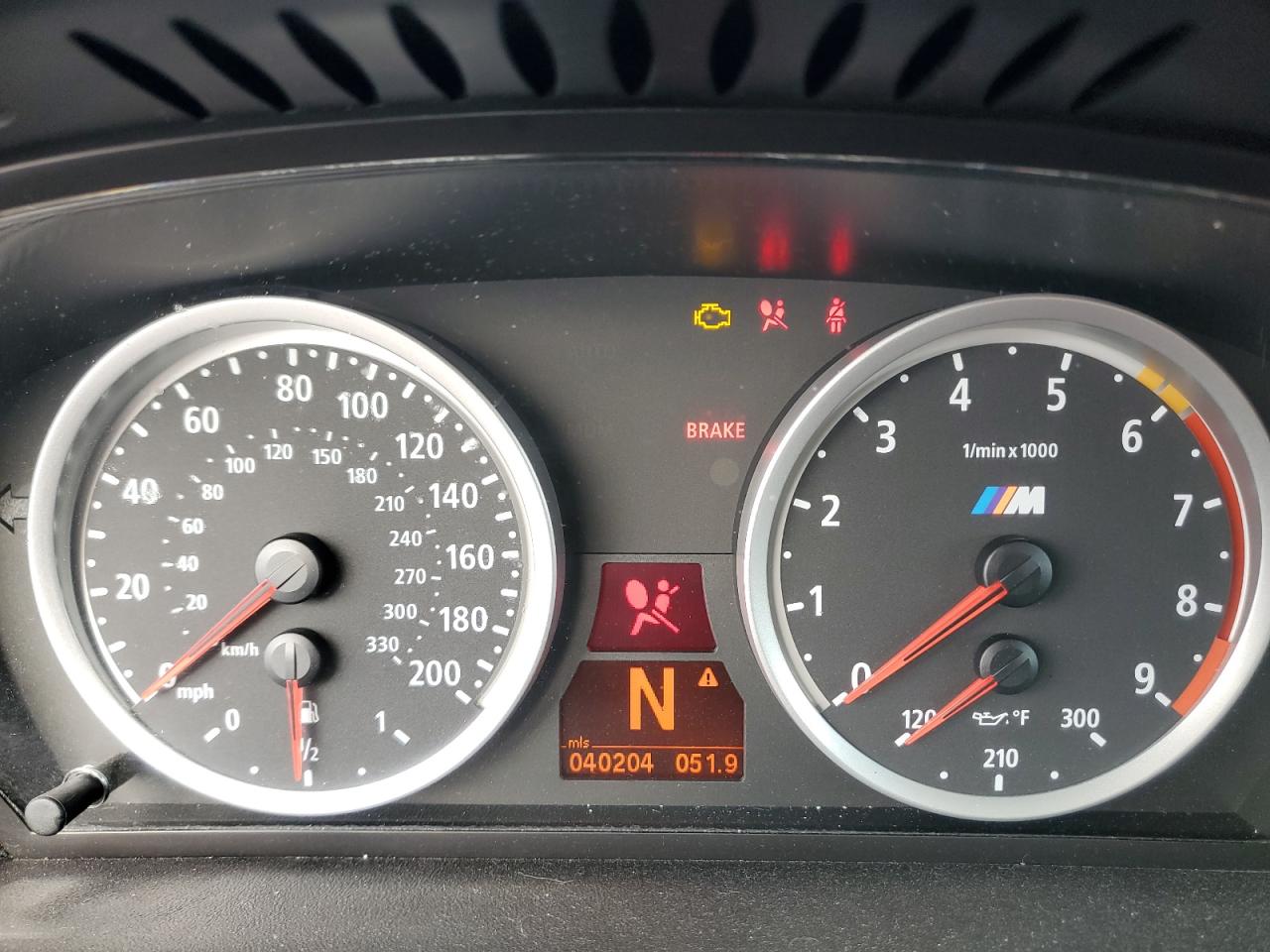 2008 BMW M6 VIN: WBSEK93558CY79459 Lot: 93205655