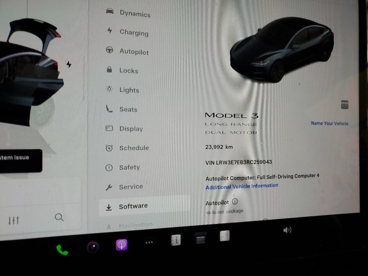 2024 Tesla Model 3 VIN: LRW3E7EB3RC259043 Lot: 92908125