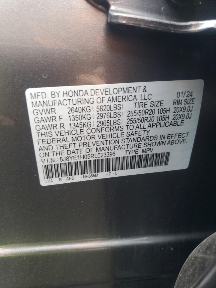 2024 Acura Mdx A-Spec VIN: 5J8YE1H05RL023396 Lot: 93468965