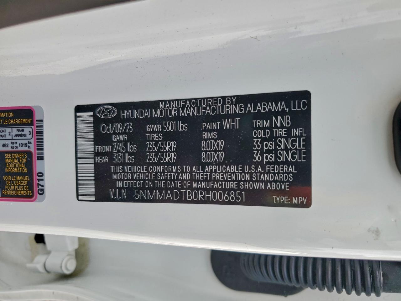 2024 Genesis Gv70 Base VIN: 5NMMADTB0RH006851 Lot: 93275265