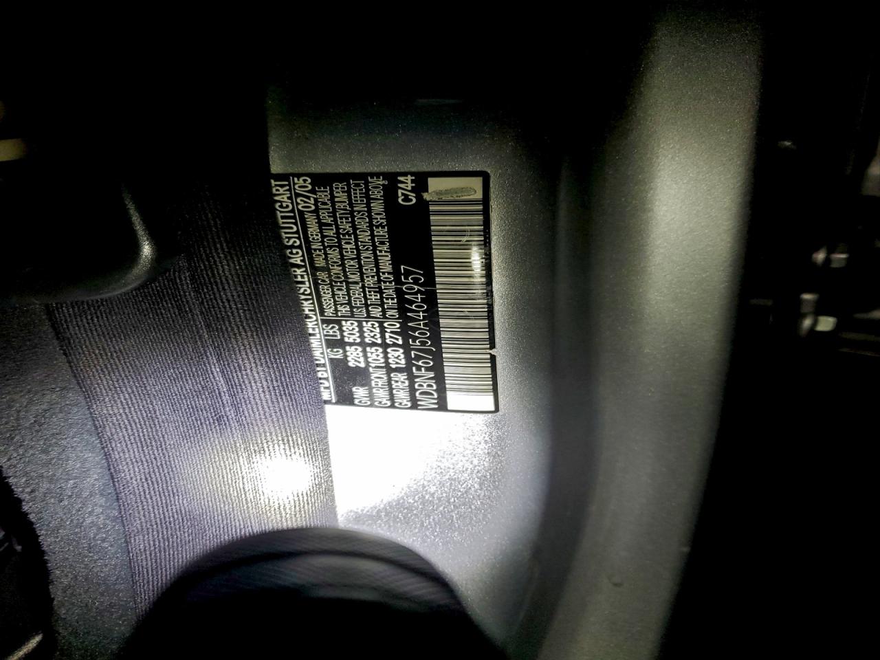 2006 Mercedes-Benz S 350 VIN: WDBNF67J56A464957 Lot: 93988355