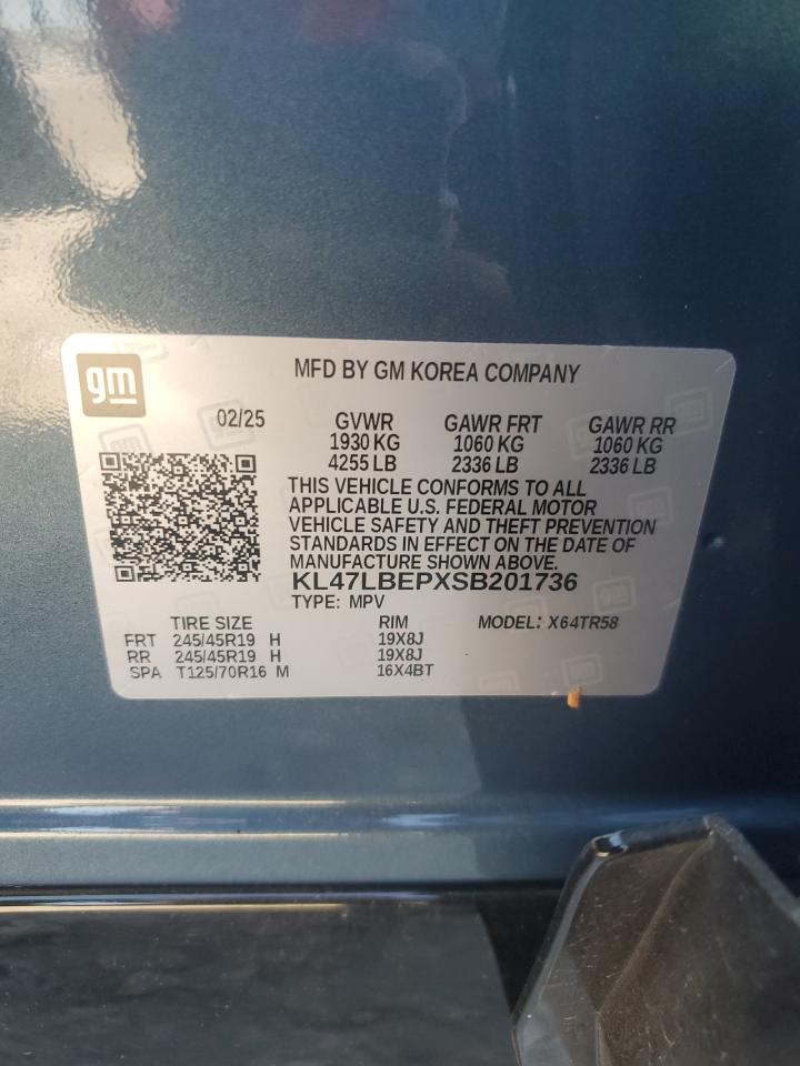 2025 Buick Envista Sport Touring VIN: KL47LBEPXSB201736 Lot: 89904735