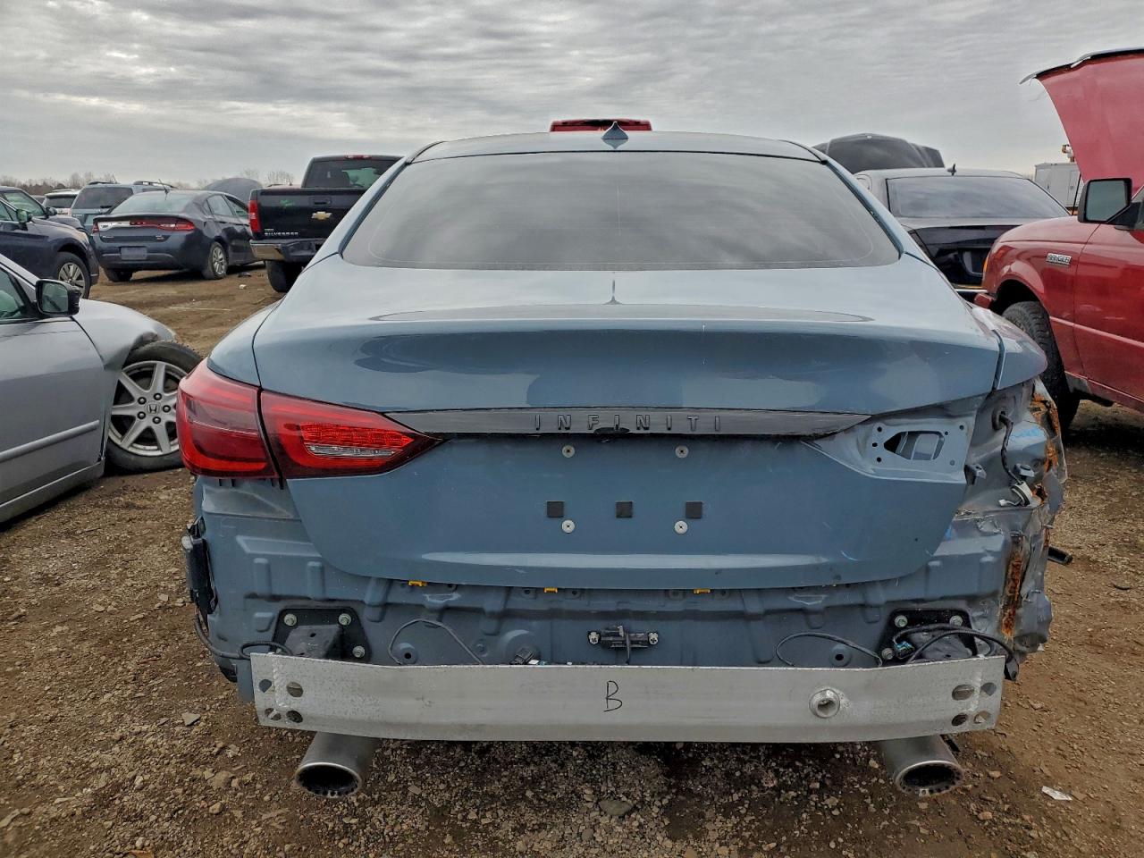 2021 Infiniti Q50 Red Sport 400 VIN: JN1FV7DP4MM850372 Lot: 94139635