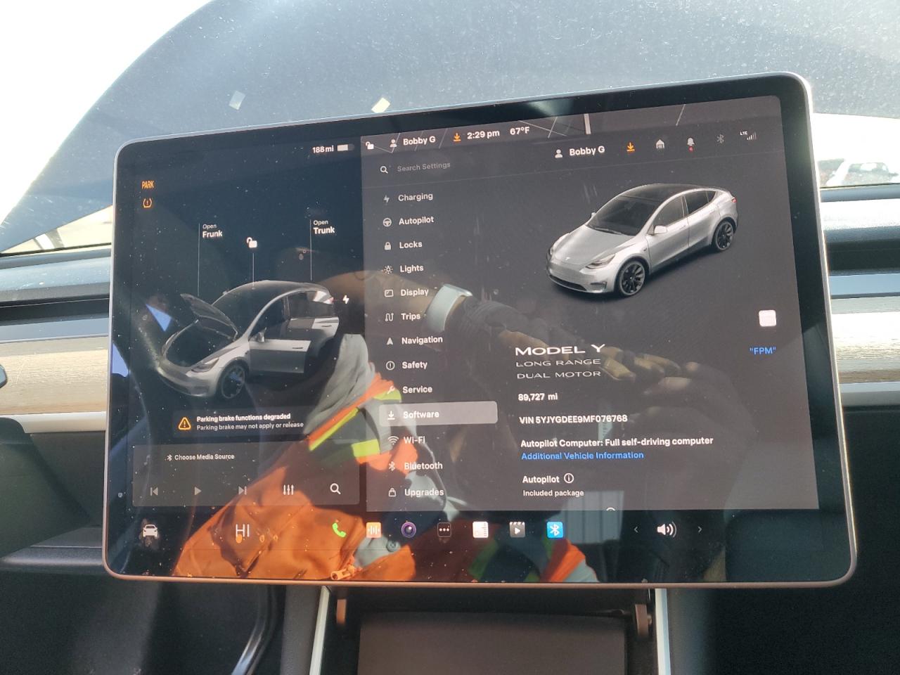 2021 Tesla Model Y VIN: 5YJYGDEE9MF076768 Lot: 93723005