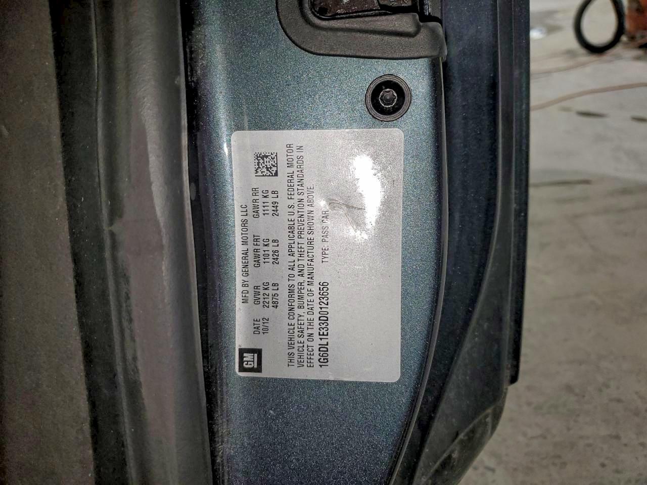 2013 Cadillac Cts Performance Collection VIN: 1G6DL1E33D0123656 Lot: 94439705