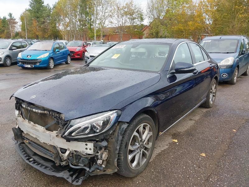 2018 MERCEDES-BENZ C CLASS C350E SPORT PREMIUM 4DR AUTO for sale at Copart GLOUCESTER