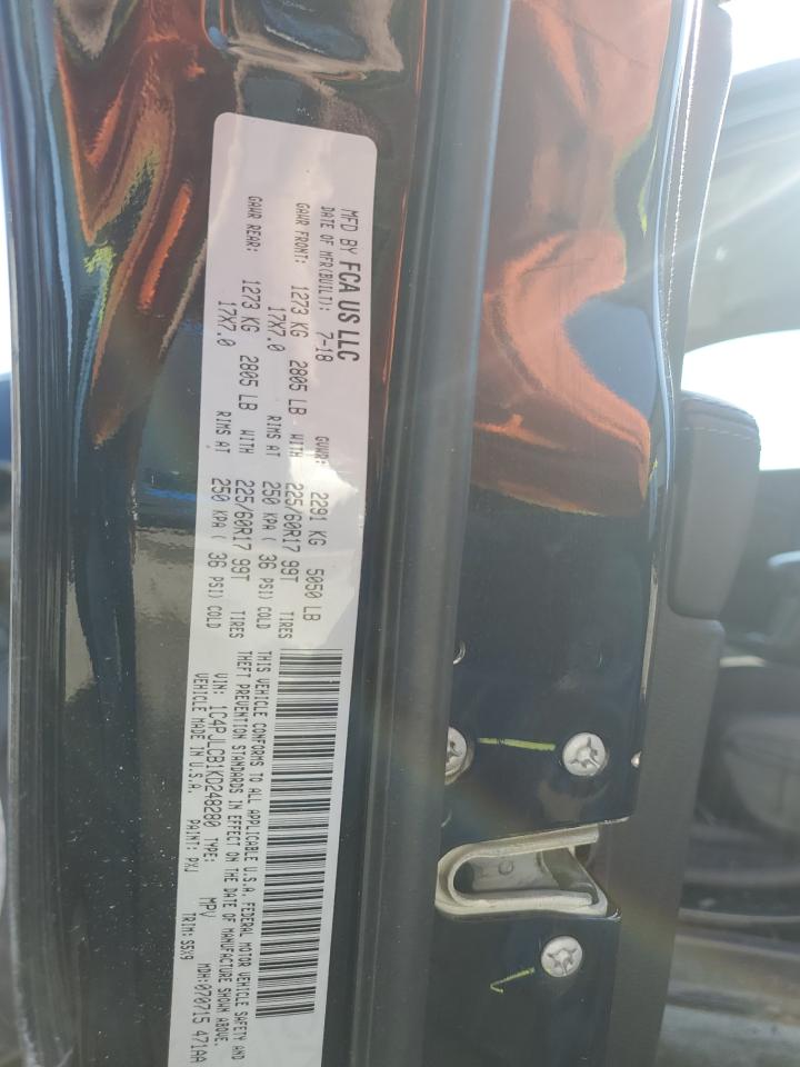 2019 Jeep Cherokee Latitude VIN: 1C4PJLCB1KD248280 Lot: 92629355