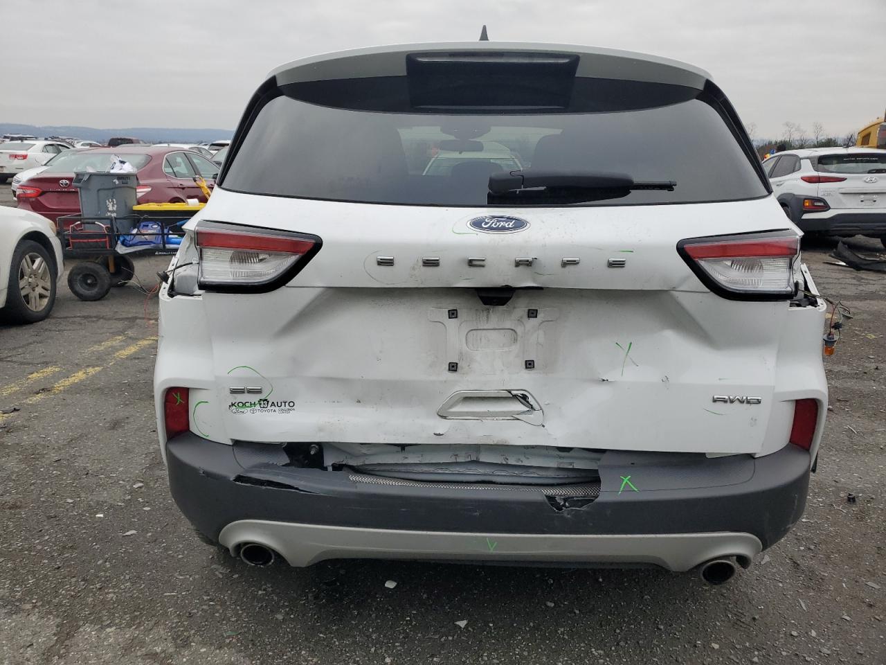 2021 Ford Escape Se VIN: 1FMCU9G60MUB22030 Lot: 93486975