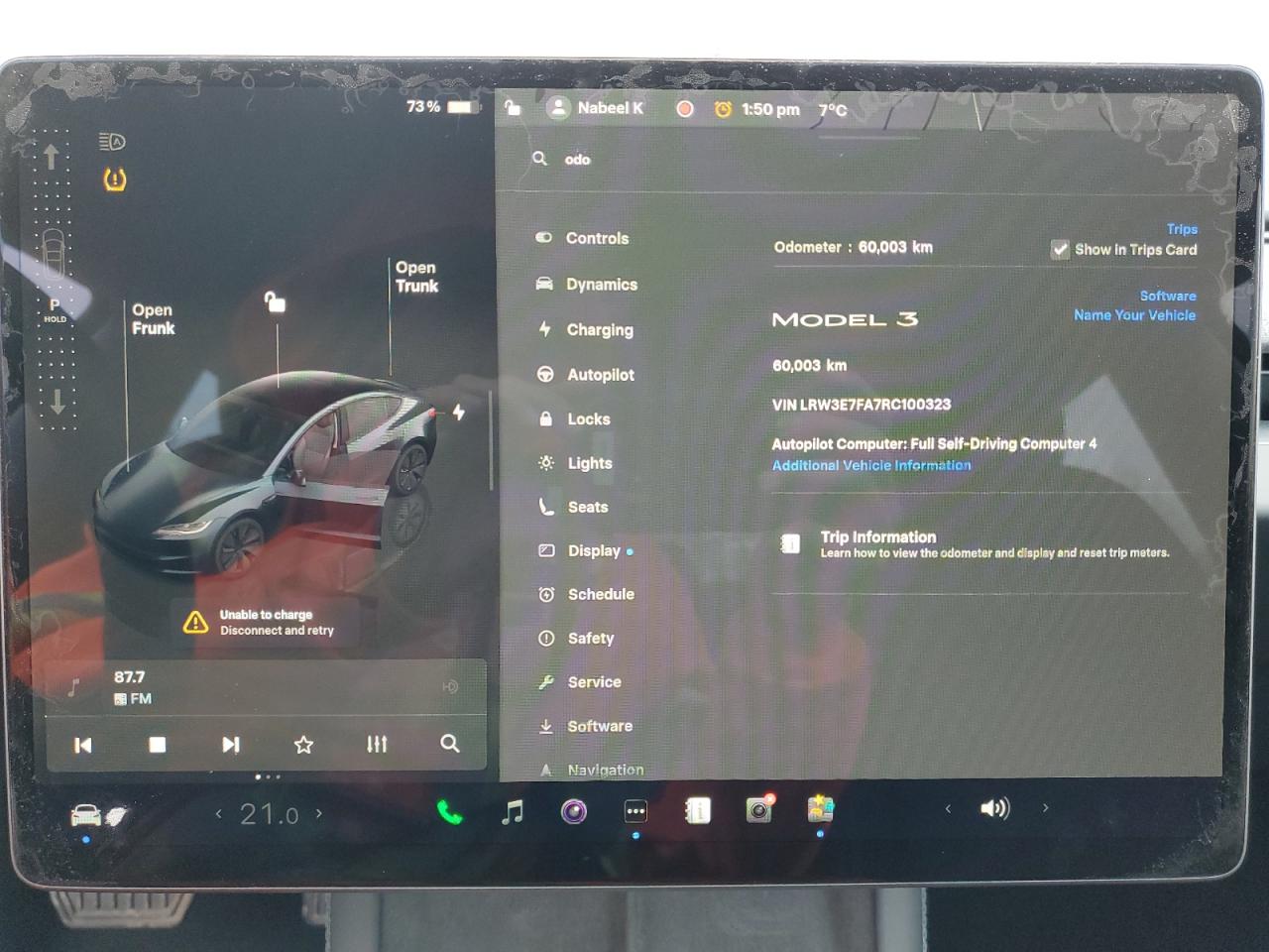 2024 Tesla Model 3 VIN: LRW3E7FA7RC100323 Lot: 91702435