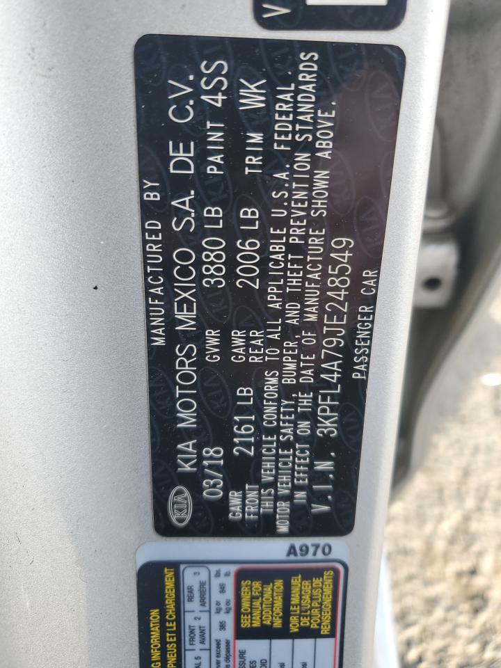 2018 Kia Forte Lx VIN: 3KPFL4A79JE248549 Lot: 93907885