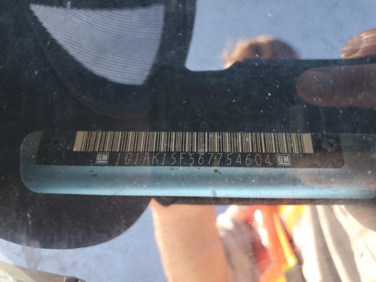 2006 Chevrolet Cobalt Ls VIN: 1G1AK15F567754604 Lot: 92398945