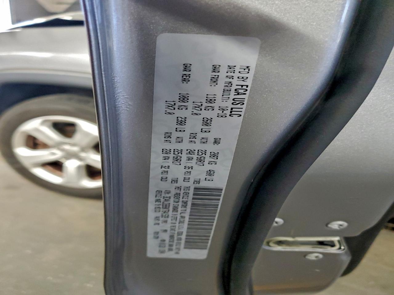 2019 Jeep Compass Latitude VIN: 3C4NJDBB8KT641539 Lot: 94493105